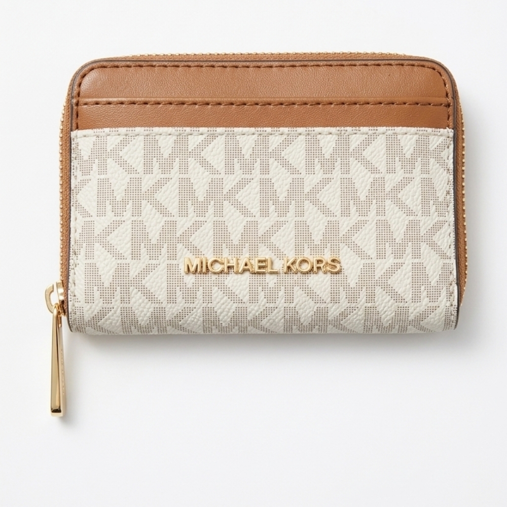 Michael Kors Jet Set Travel Medium Zip-Around Card Case